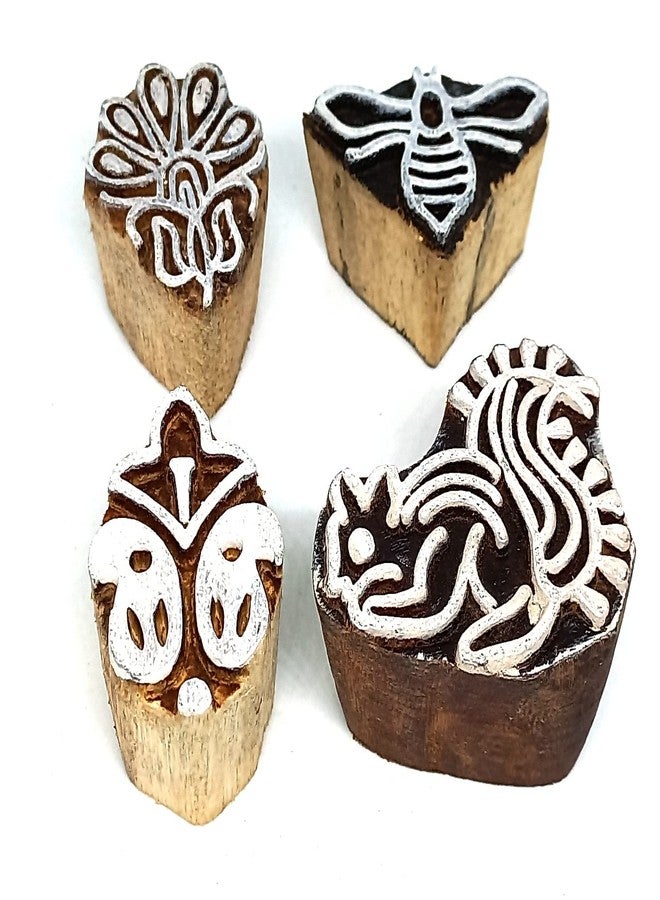 MasterLock C-8 Wooden Printing Block Stamps Hand Carved (Size 1 To 1.5 Inch) Printing Blocks - Image 3